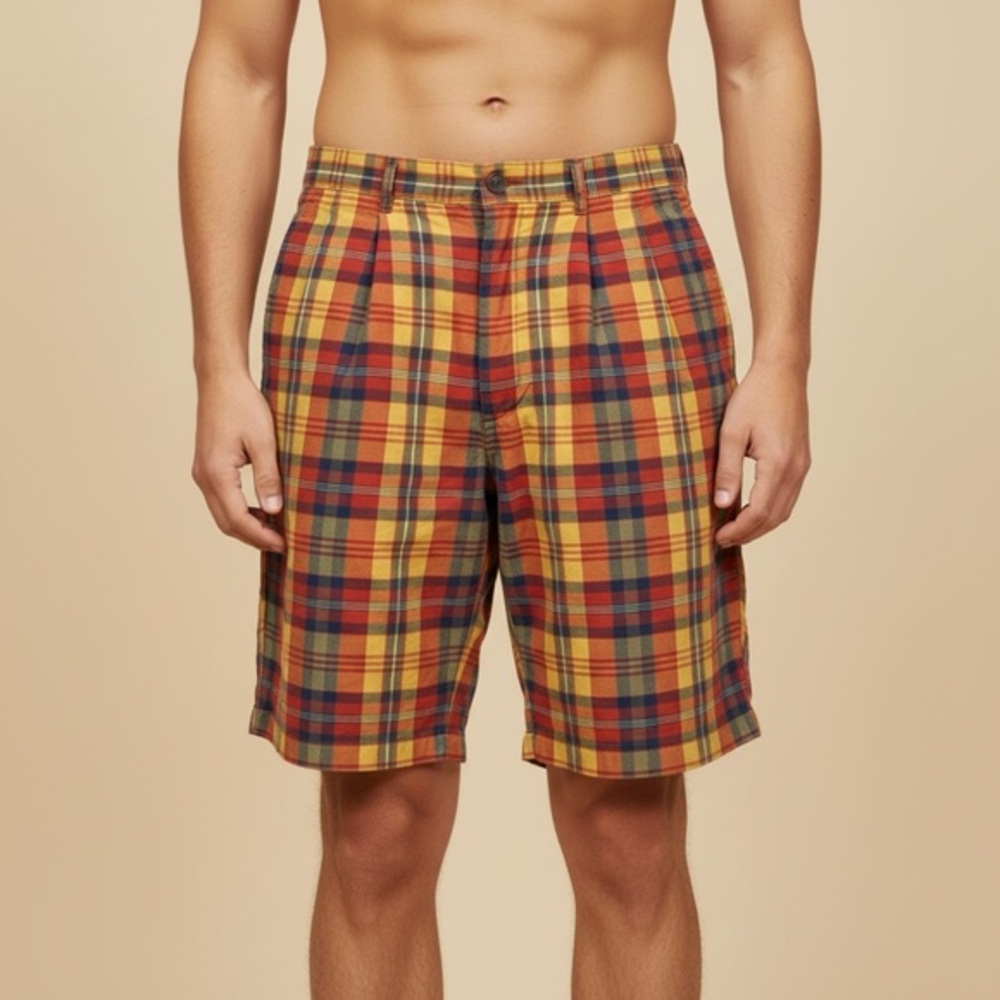 GAP Colorful Plaid Shorts